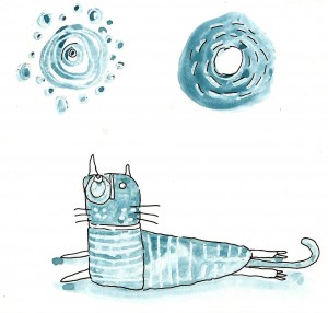 cat and the moon by charles djalu